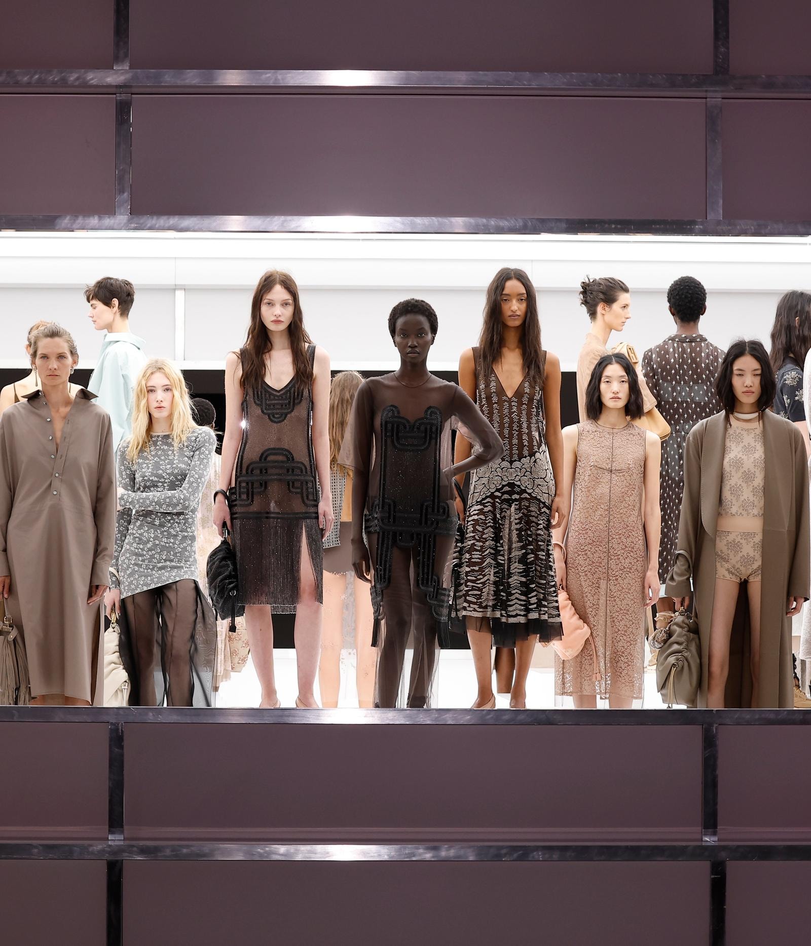 Una carrellata di proposte Fendi spring-summer 2025 (ph Francesc Ten/MFF)