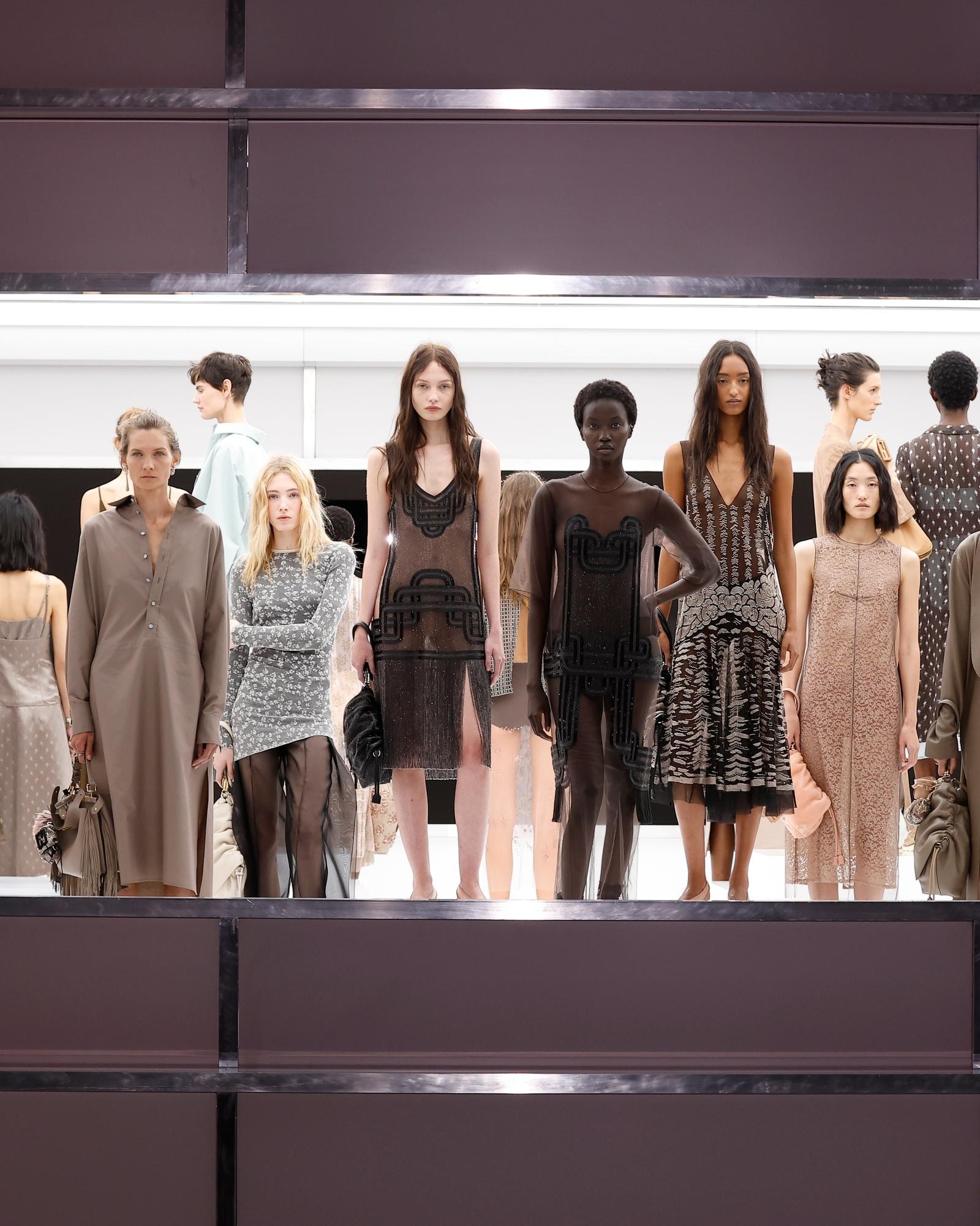 Una carrellata di proposte Fendi spring-summer 2025 (ph Francesc Ten/MFF)
