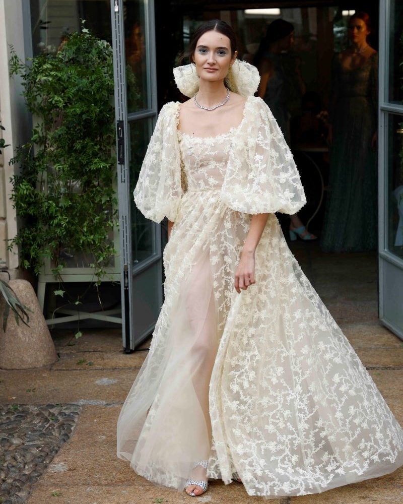 Un look Luisa Beccaria spring-summer 2025 (ph Francesc Ten/MFF)