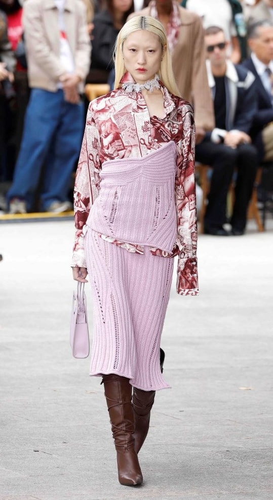 Un look Marco Rambaldi spring-summer 2025 (ph Francesc Ten/MFF)
