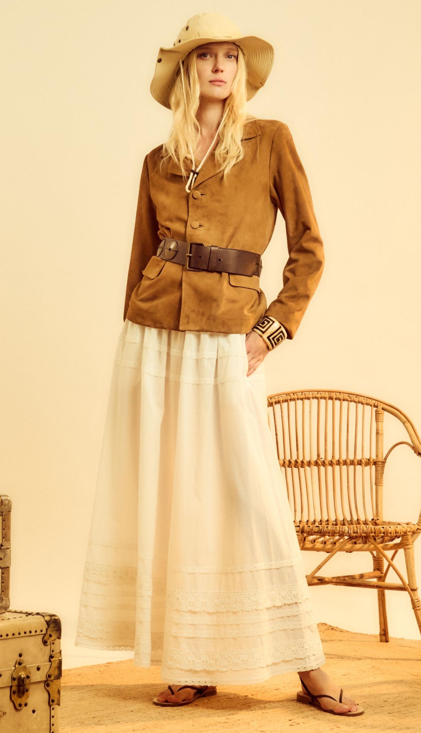 Un look Simonetta Ravizza spring-summer 2025 (courtesy Simonetta Ravizza)
