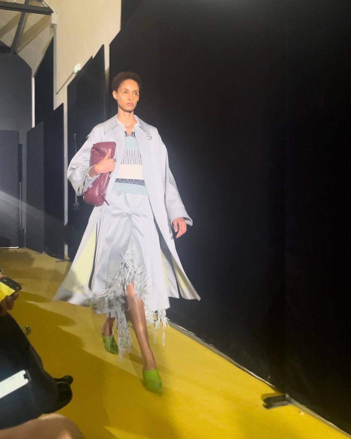 Un look Federico Cina spring-summer 2025 (ph Alice Prosperi)