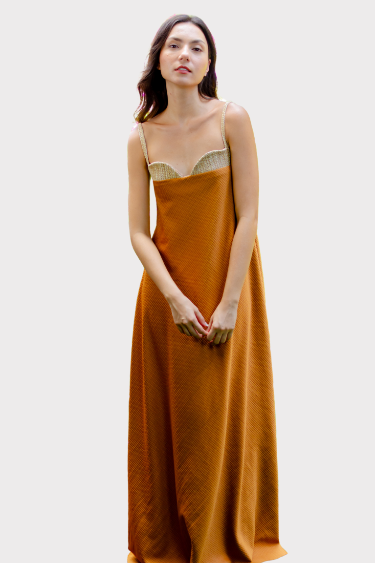 Un look Rosanna Ocampo spring-summer 2025 (courtesy Rosanna Ocampo)