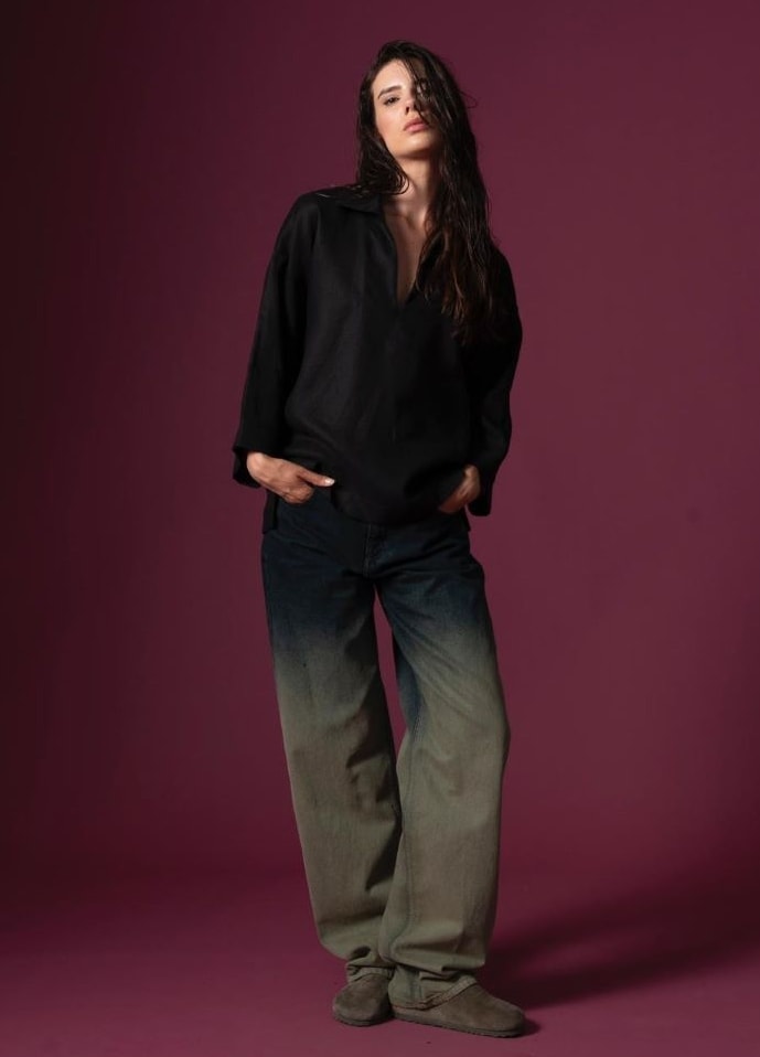 Un look Re-hash spring-summer 2025 (courtesy Re-hash)