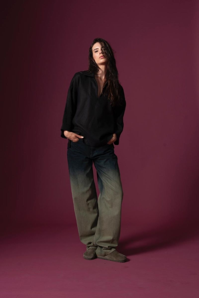 Un look Re-hash spring-summer 2025 (courtesy Re-hash)