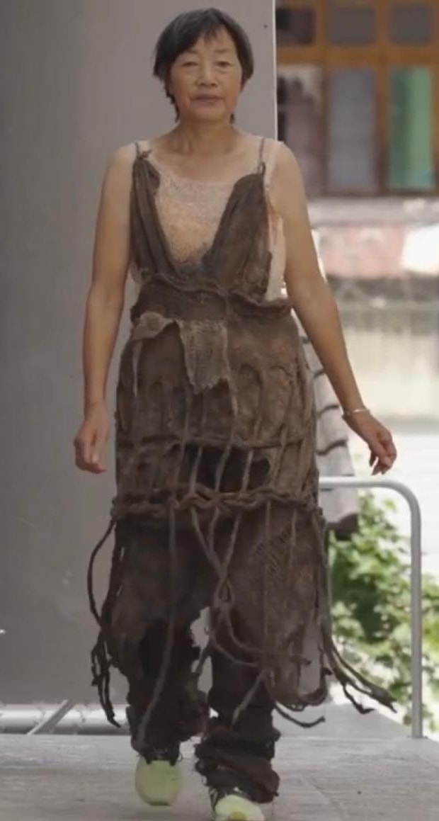 Un look Rè Shui spring-summer 2025 (ph Cnmi-Camera nazionale della moda italiana official website)