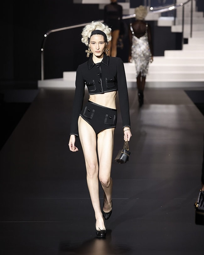 Un look Dolce&Gabbana (ph Francesc Ten/MFF)