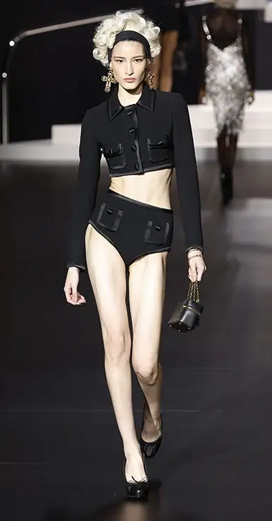 Un look Dolce&Gabbana (ph Francesc Ten/MFF)