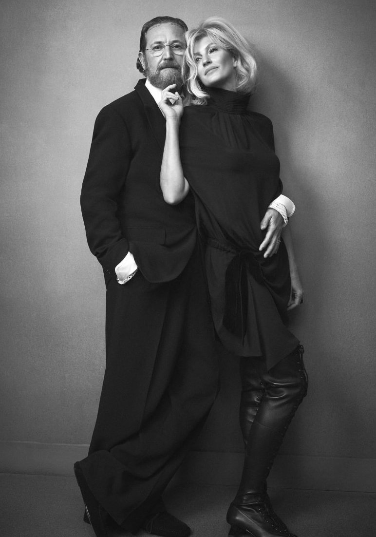 Stefano Pilati e Gisele Bündchen nell'adv scattata da Steven Meisel (ph Steven Meisel, courtesy Zara)