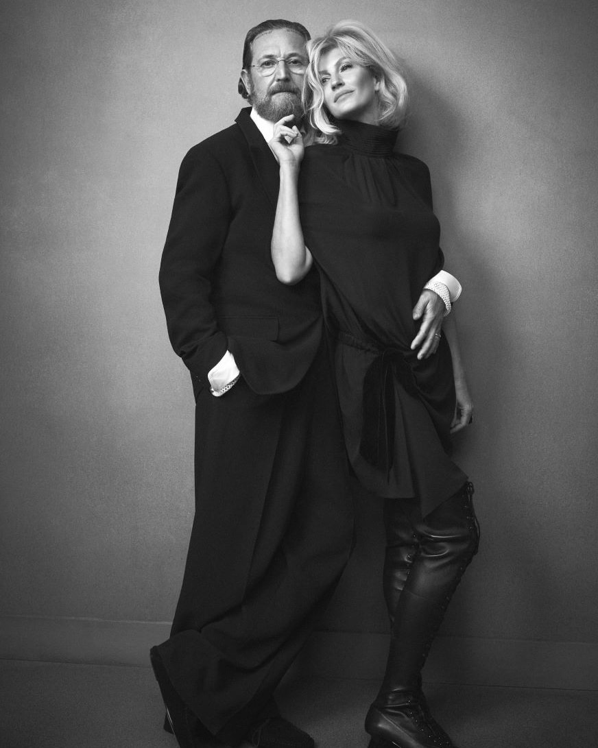Stefano Pilati e Gisele Bündchen nell'adv scattata da Steven Meisel (ph Steven Meisel, courtesy Zara)
