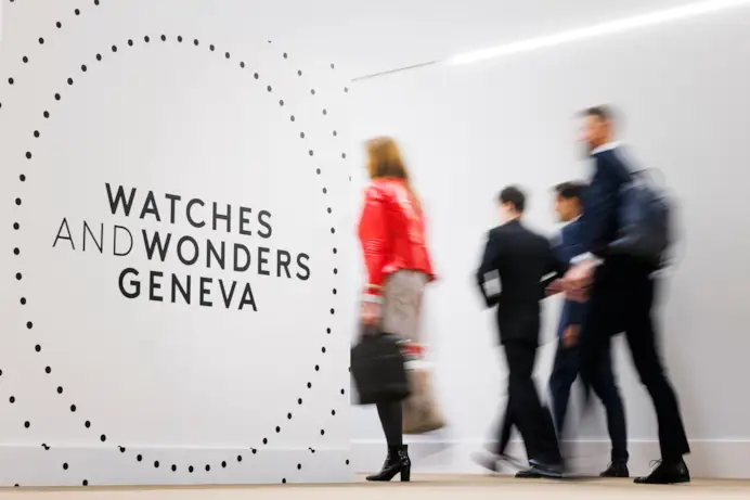 Watches and Wonders GENEVA, in Geneva, Switzerland, Tuesday, April 9, 2024. The Master Event of the Watches and Wonders ecosystem brings together the leading names of the Watchmaking and luxury industry from April 9 to April 15, 2024 at Geneva Palexpo. (WWGF/KEYSTONE/Valentin Flauraud)
