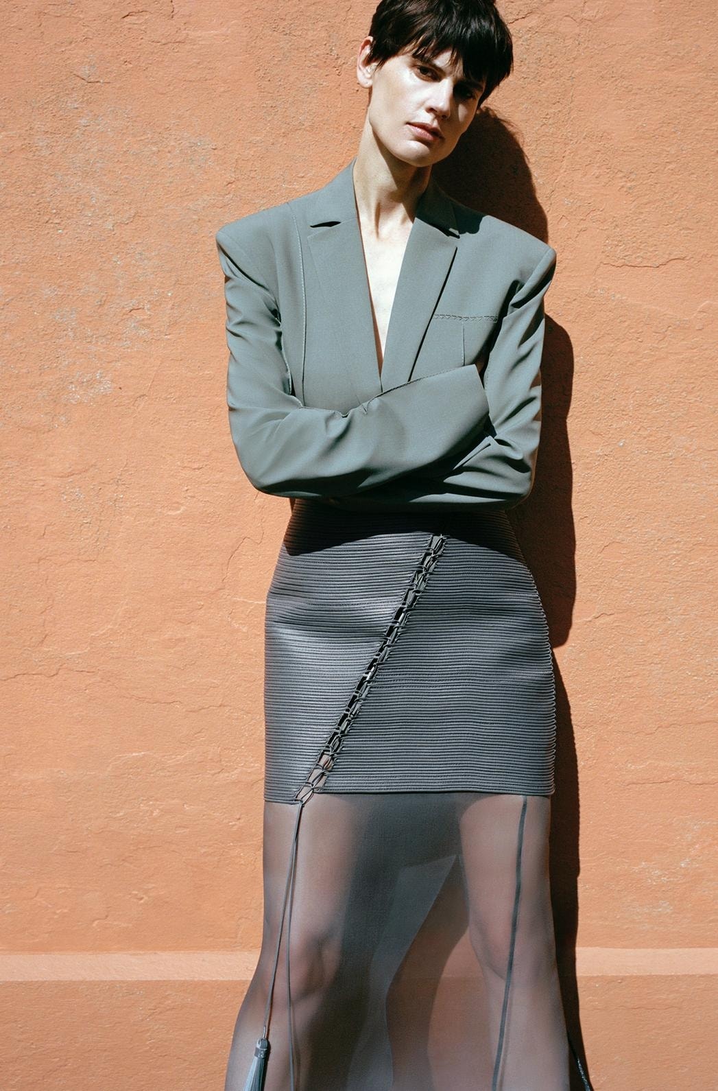 Un look Gabriele Colangelo spring-summer 2025 (courtesy Gabriele Colangelo)