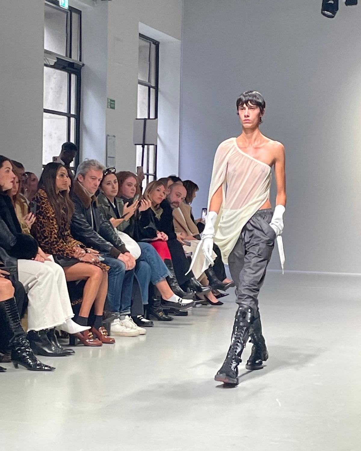 Un look Atlein spring-summer 2025 (ph Silvia Manzoni)