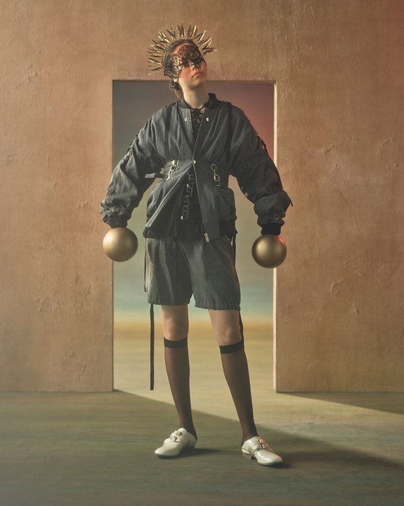 Un look Undercover spring-summer 2025 (courtesy Undercover)