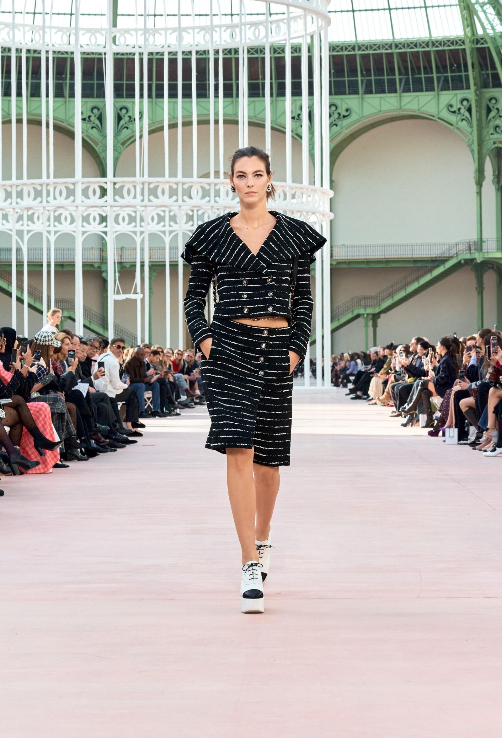 Vittoria Ceretti in Chanel spring-summer 2025 (ph Francesc Ten/MFF)