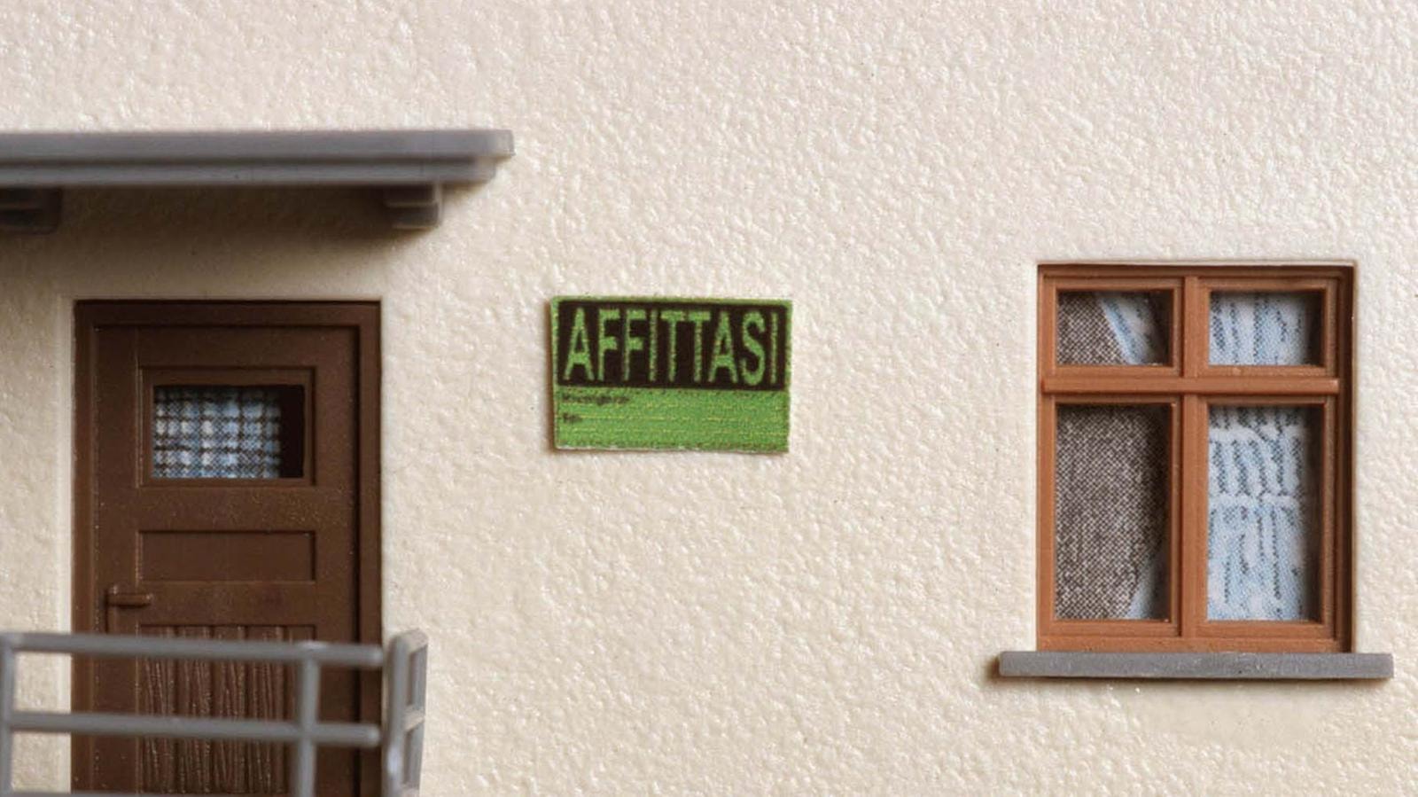 AFFITTI AFFITTO IMMOBILI EDILIZIA CARTELLO AFFITTASI CASA EDILIZIA