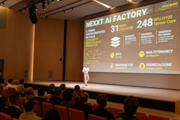La presentazione del Supercomputer Fastweb