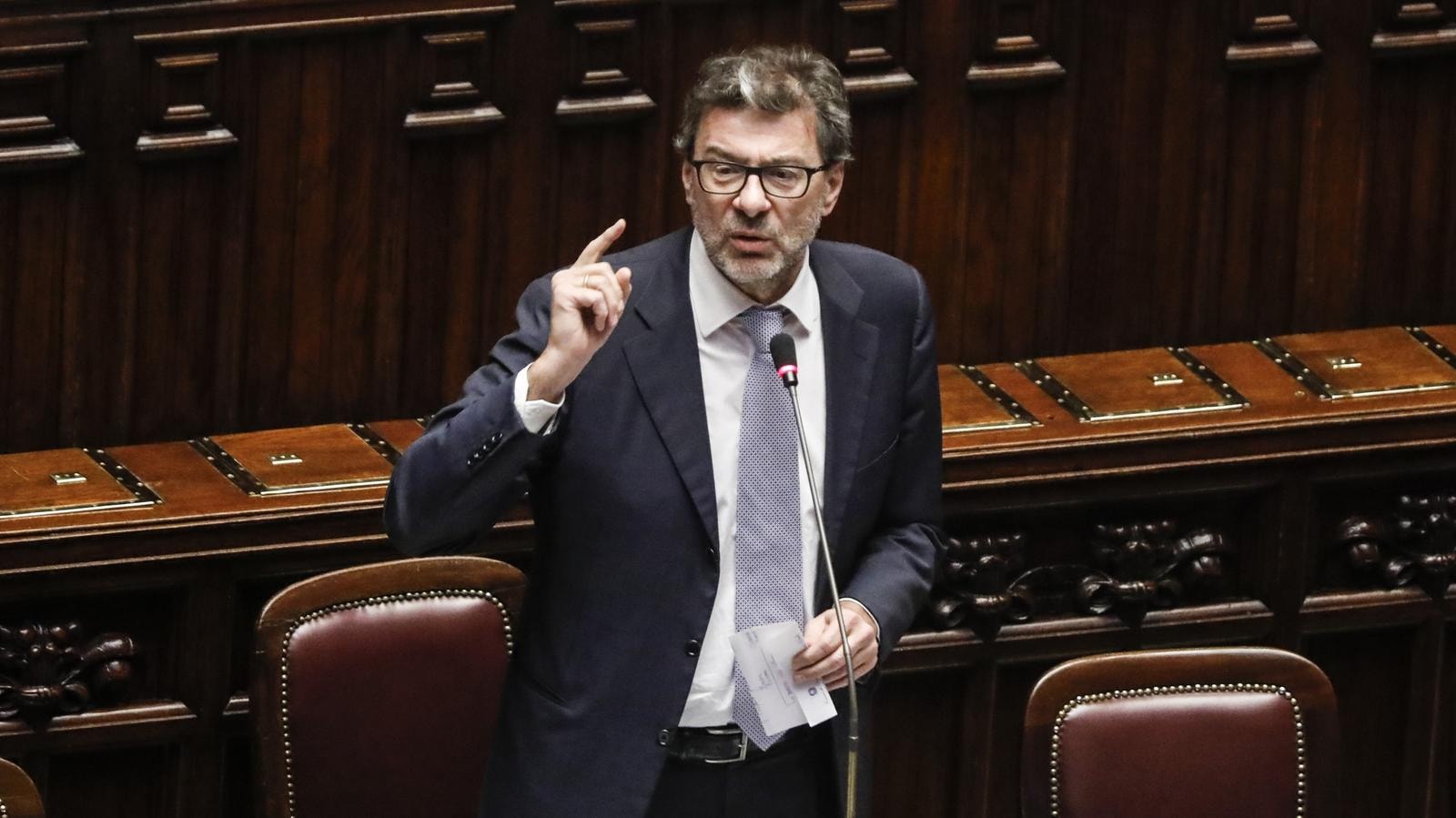 Giancarlo Giorgetti, ministro Mef