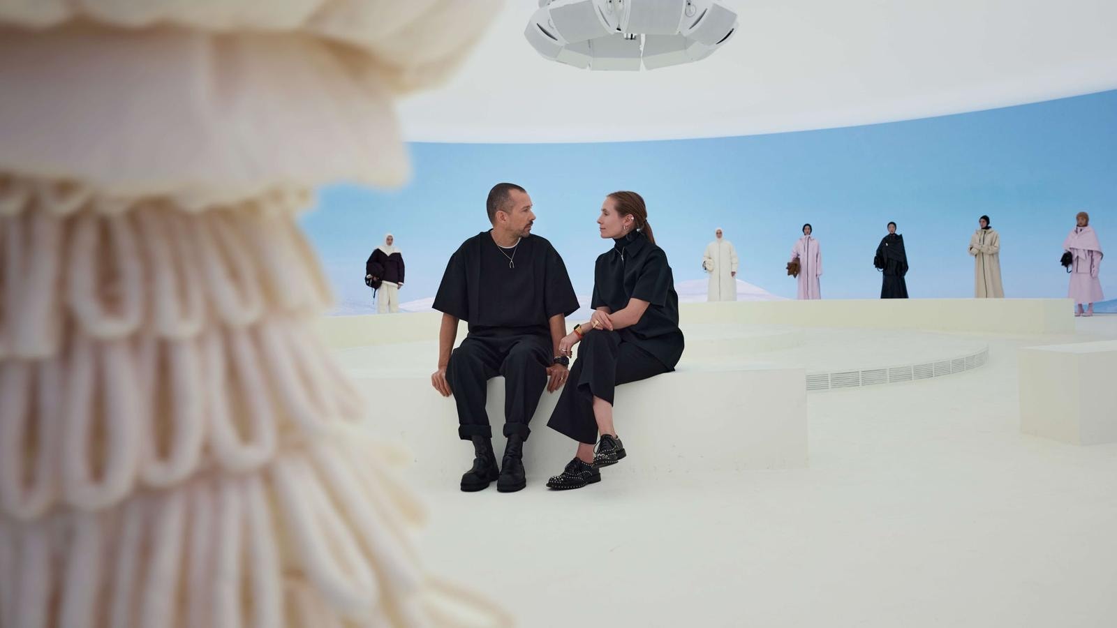 Lucie e Luke Meier (courtesy Moncler)