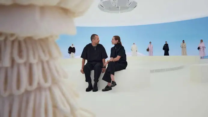 Lucie e Luke Meier (courtesy Moncler)