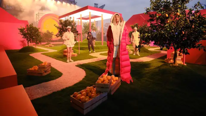 La proposta di Donald Glover (courtesy Moncler)