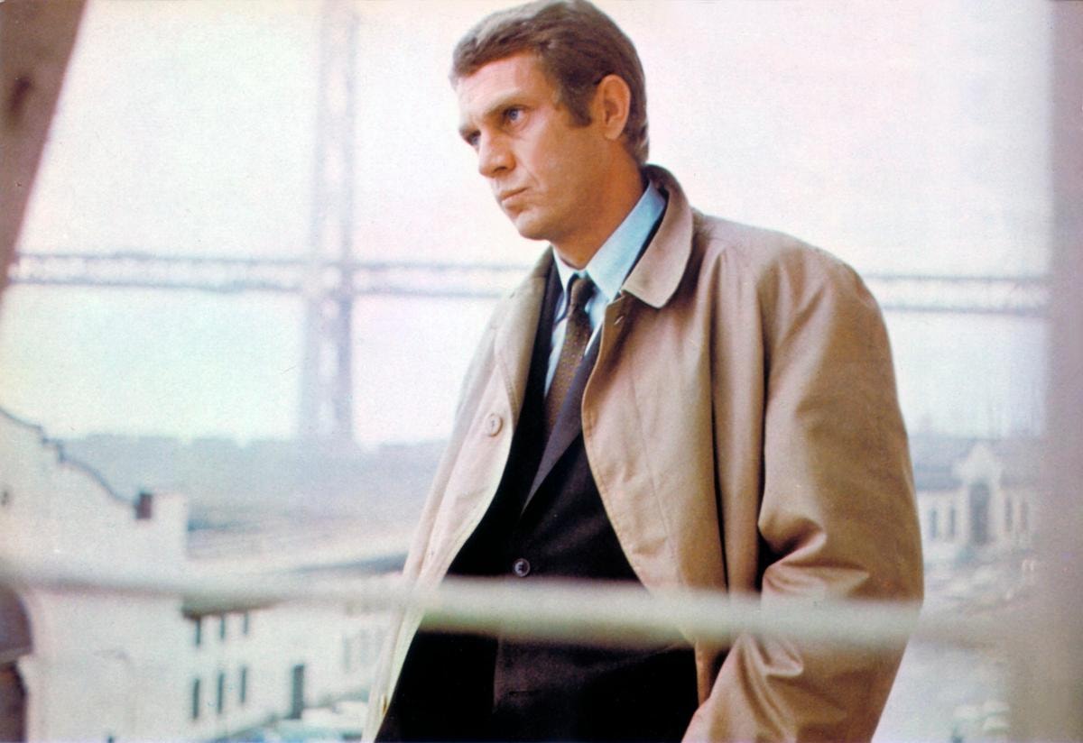 F4P8W8 Steve McQueen / Bullitt 1968 directed by Peter Yates