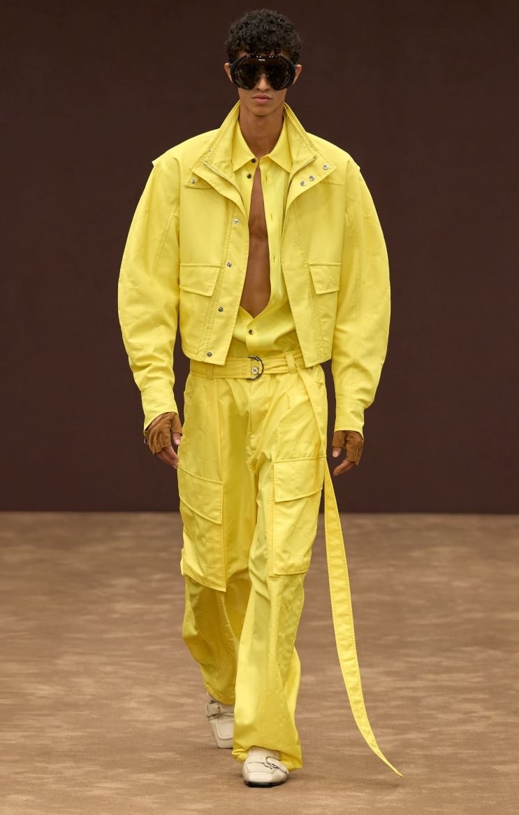 Un look Ferrari spring-summer 2025 (courtesy Ferrari)