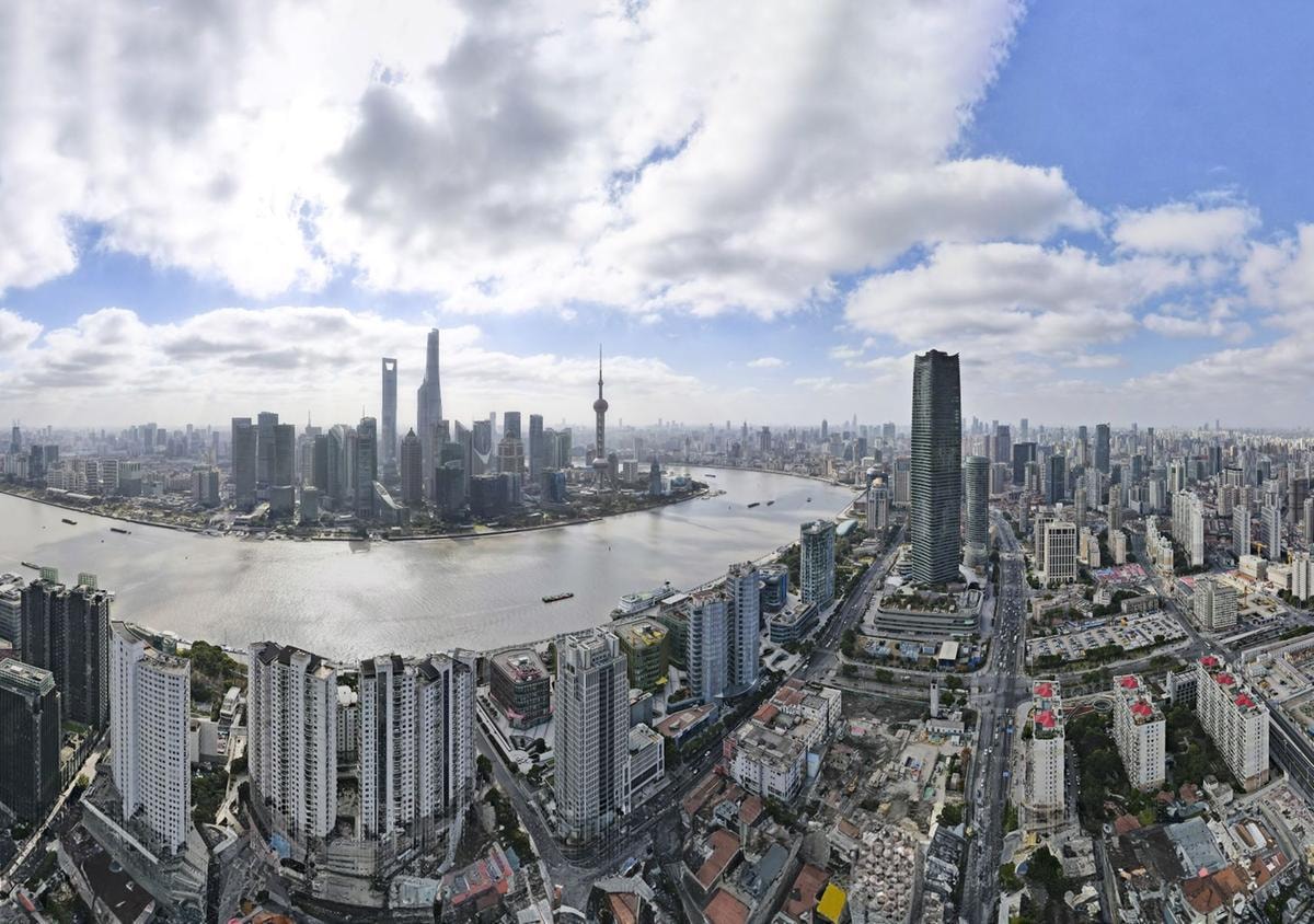 Una veduta di Shanghai (courtesy Xinhua/Fang Zhe)