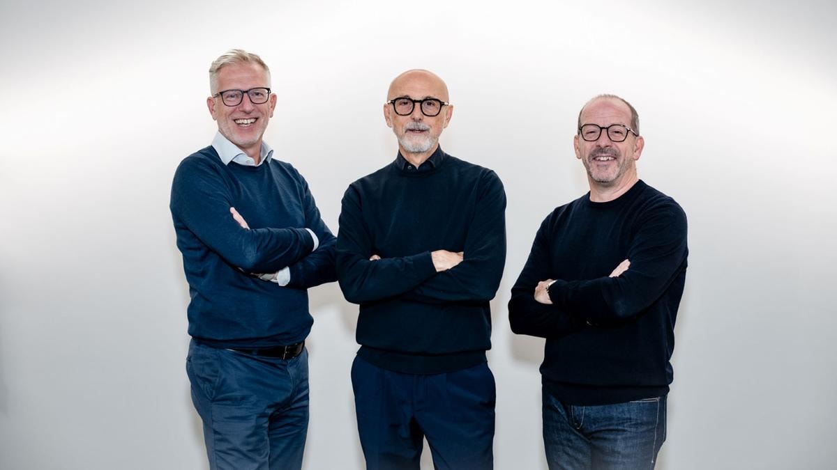 Da sinistra, Luca Sburlati, Fulvio Botto e Franco Martorella.