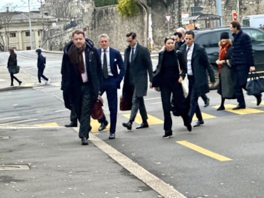 L'arrivo di Margherita Agnelli de Pahlen al tribunale di Ginevra - Foto di Fabrizio MassaroL'arrivo di John, Lapo e Ginevra Elkann al tribunale di Ginevra - Foto di Fabrizio Massaro