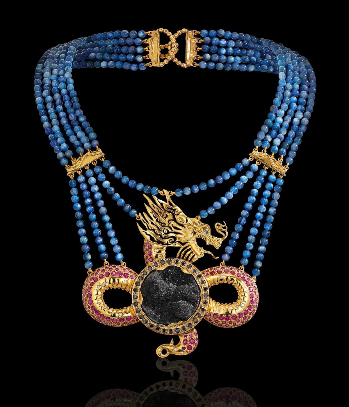 Luisa Westwood Night Tiger Necklace.