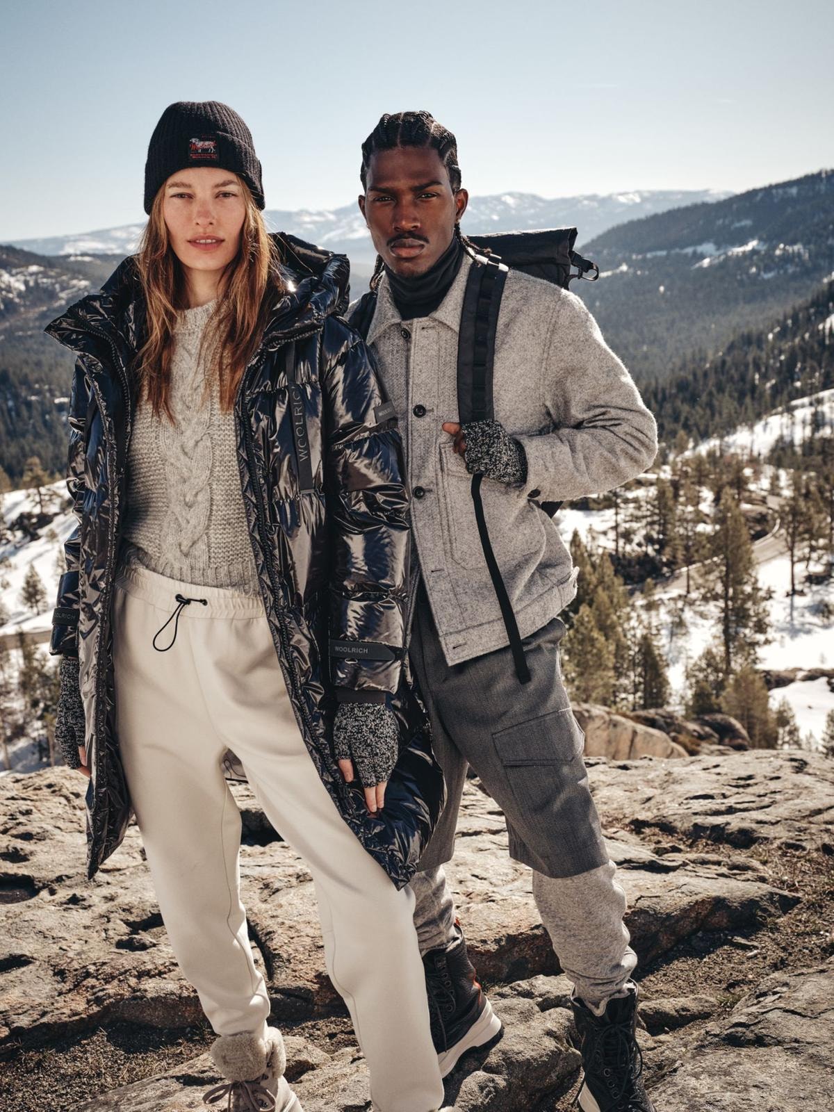 Due total look Woolrich Black Label A/I 2024-25