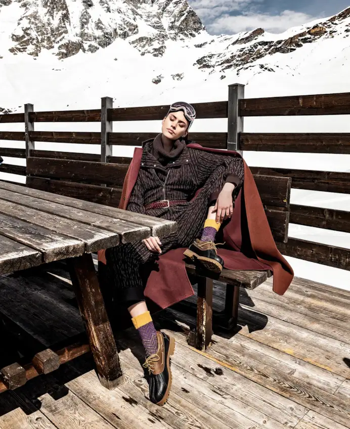 Fashion resort: i look più belli per lui e per lei da sfoggiare sulla neve. In esclusiva nel servizio di moda di Gentleman