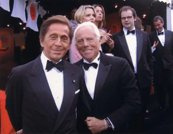 Valentino Garavani e Giorgio Armani (courtesy Valentino)