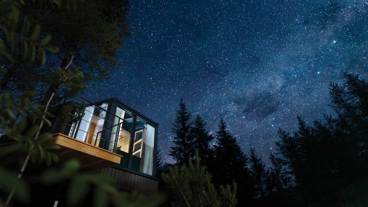 Gli Skyview Chalet am Toblacher See, sul lago di Dobbiaco