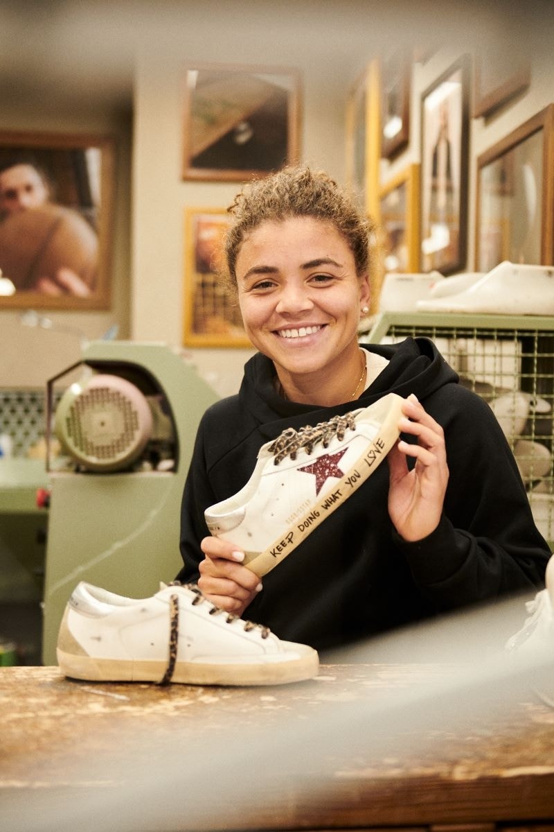 Jasmine Paolini (courtesy Golden goose)