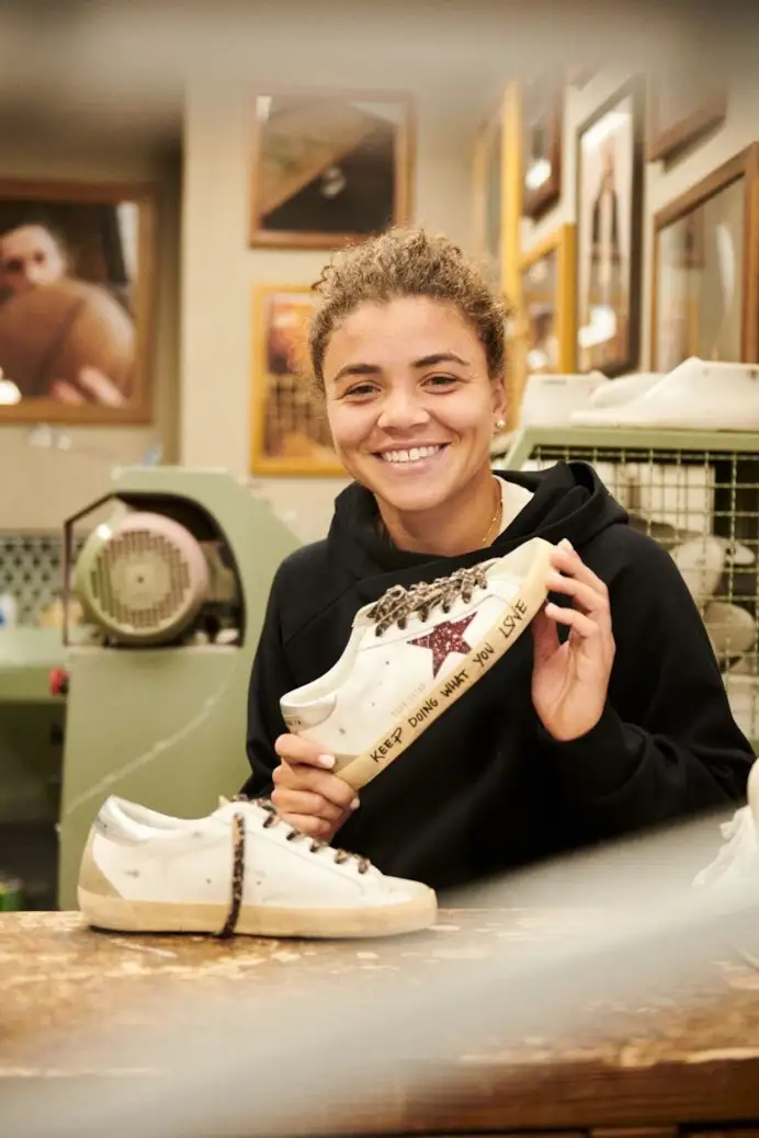 Jasmine Paolini (courtesy Golden goose)
