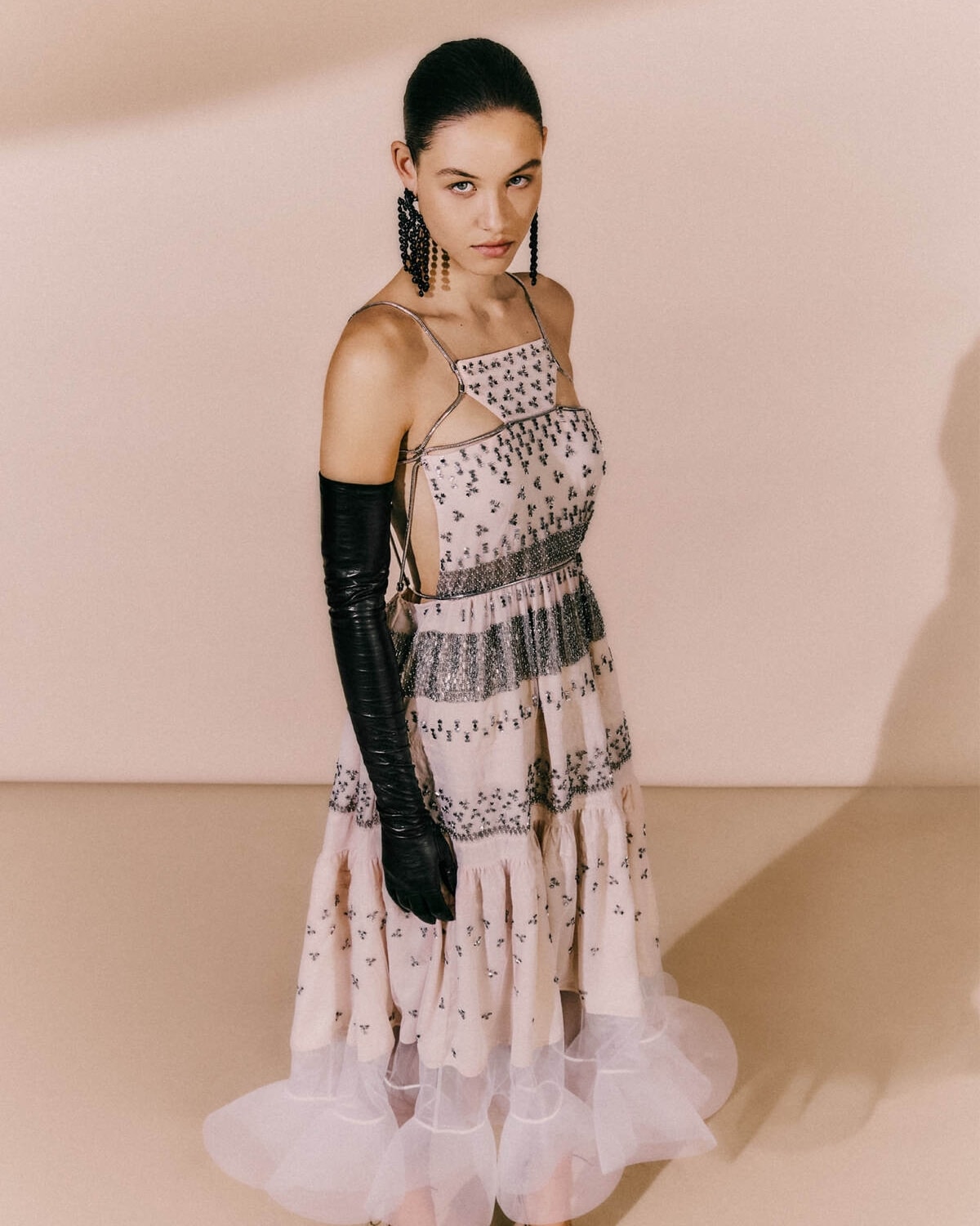 Un look Lanvin spring-summer 2024 (courtesy Lanvin)