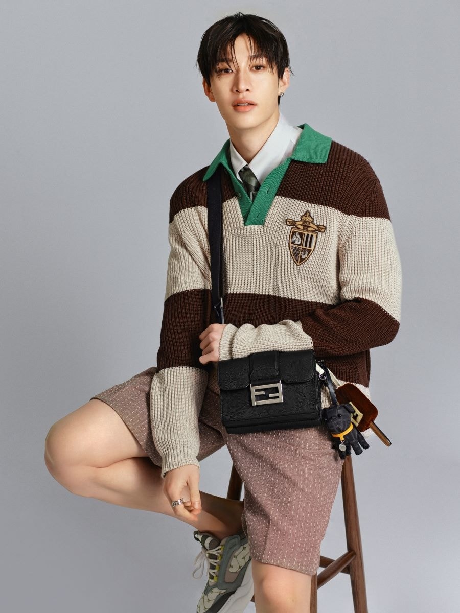 Bang Chan in total look Fendi (courtesy Fendi)