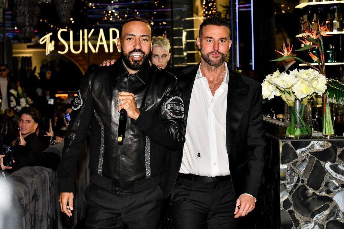 Da sinistra, French Montana e Philipp Plein (courtesy Philipp Plein)