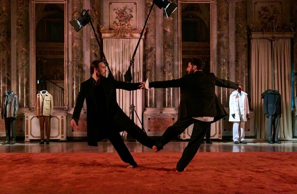 Un momento della performance di Brioni per l'autunno-inverno 2025/26 (courtesy Brioni)