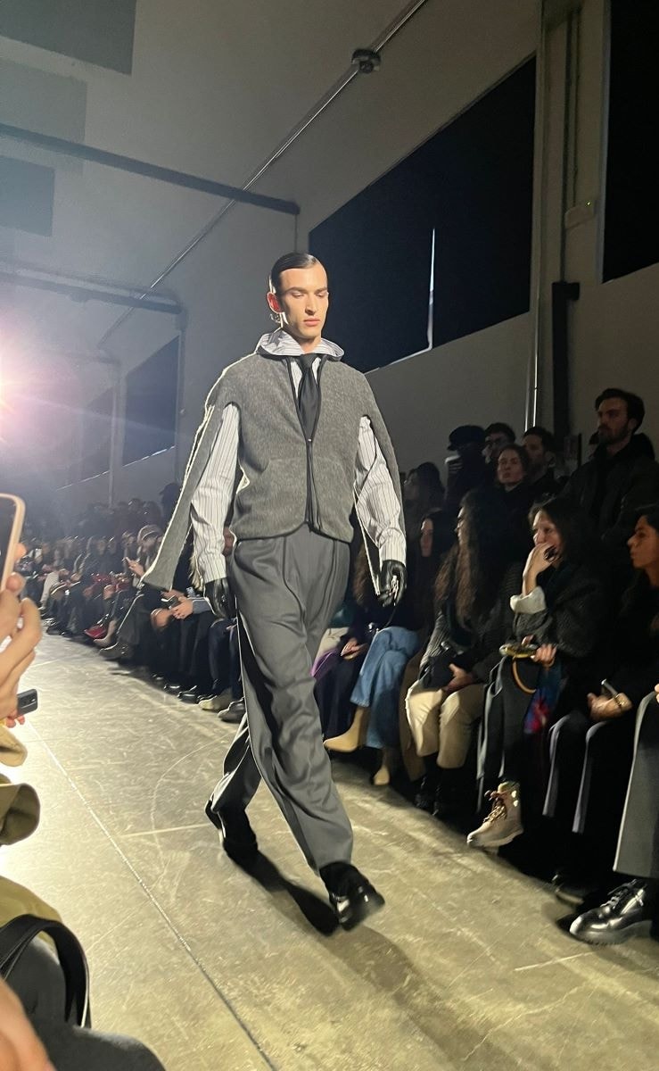 Un look Saul Nash fall-winter 2025/26 (ph Giada Cardo)