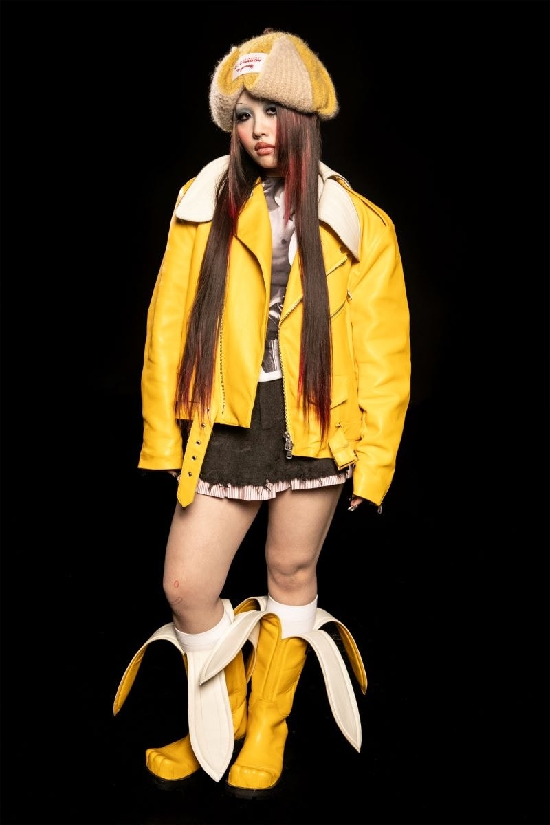 Un look Charles Jeffrey Loverboy fall-winter 2025/26 (courtesy Loverboy)