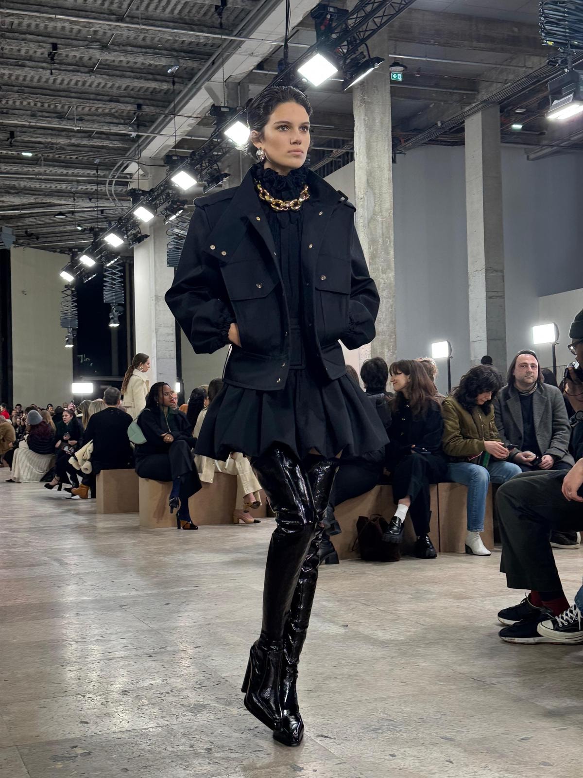 Un look Patou fall-winter 2025/26 (ph Donato D'Aprile)