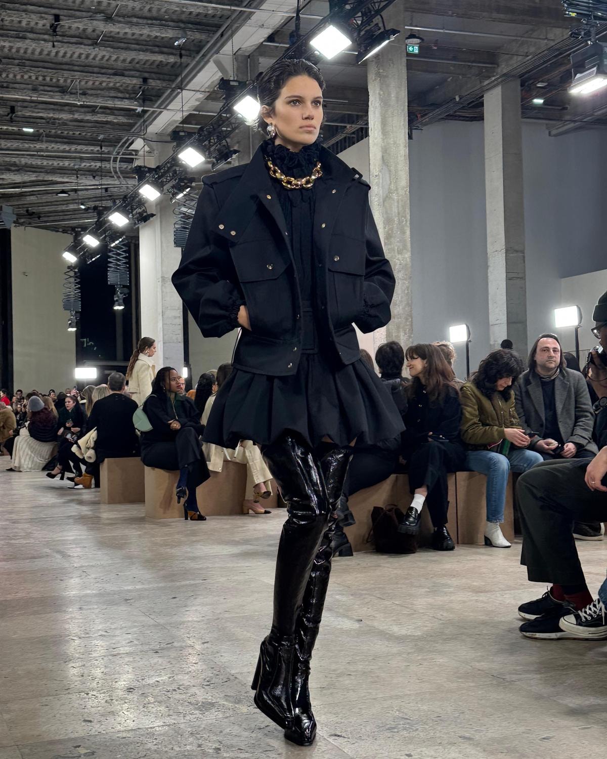 Un look Patou fall-winter 2025/26 (ph Donato D'Aprile)