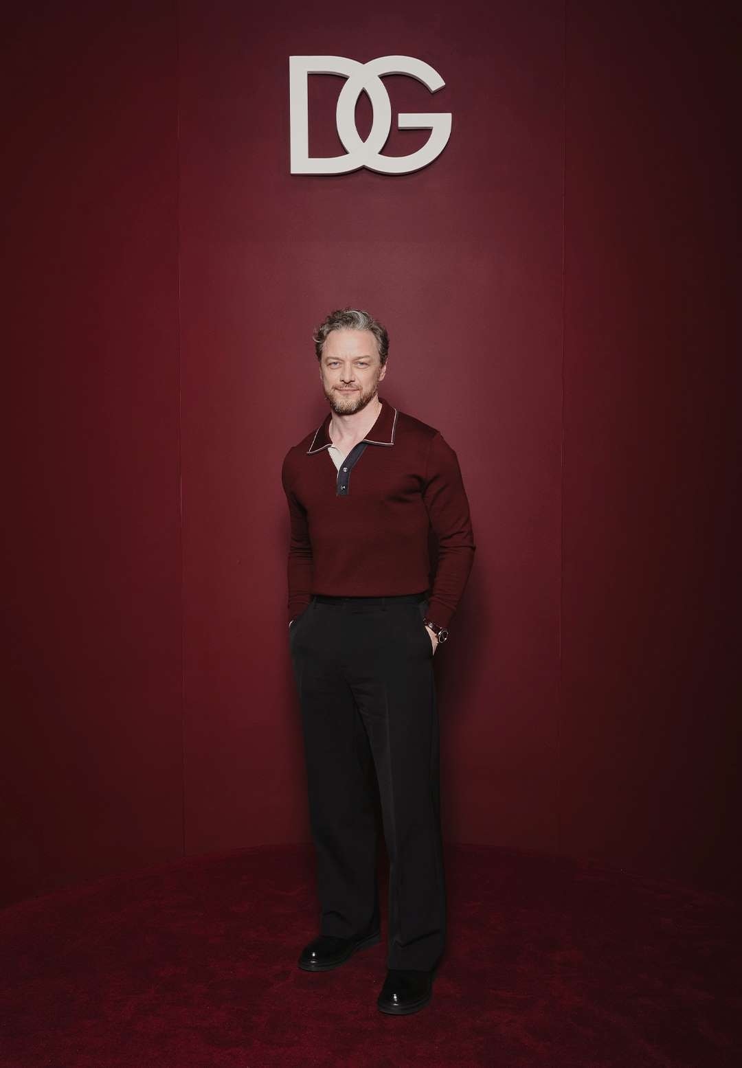 James McAvoy alla sfilata di Doce&Gabbana.