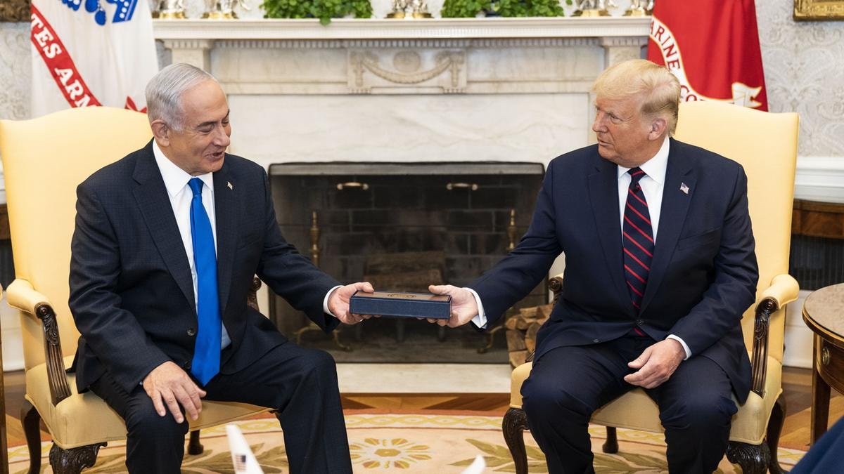 Donald Trump e Benjamin Netanyahu 2020