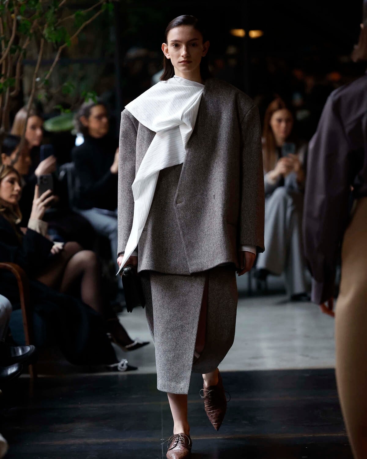 Un look Calcaterra fall-winter 2024/25 (courtesy Calcaterra)