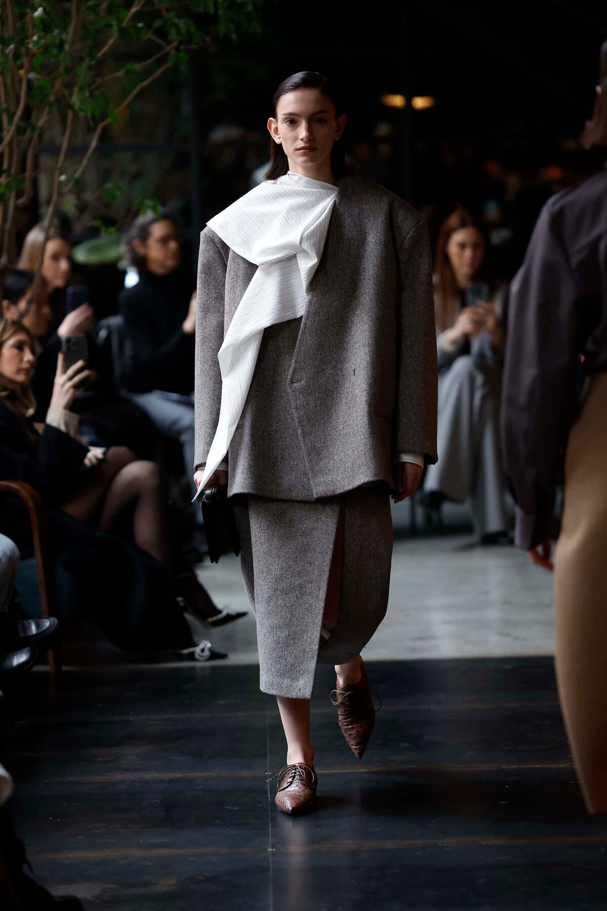 Un look Calcaterra fall-winter 2024/25 (courtesy Calcaterra)