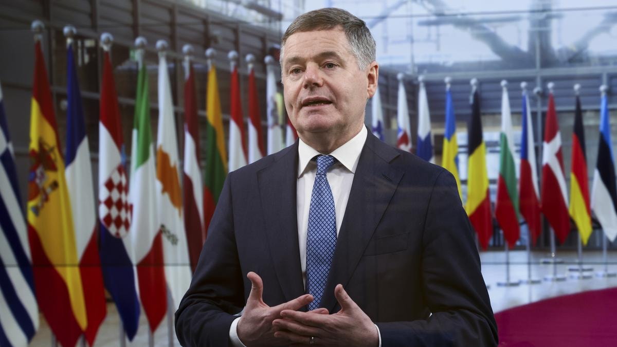 Il presidente dell’Eurogruppo, Paschal Donohoe